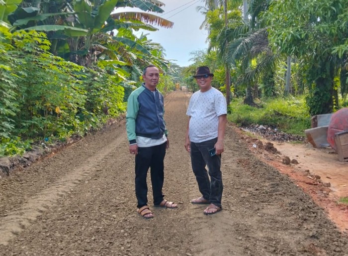Antusias Sambut Pembangunan, Masyarakat Sungai Sialang Hulu : Terima Kasih H Ijas Khori