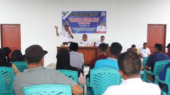 Susun Program 2026, Pemkep Bagan Jawa Pesisir Gelar Musrenbangkep