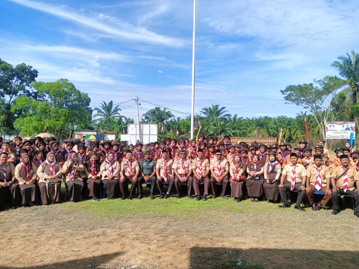 Dua Hari Diguyur Hujan, 34 Gudep Tetap Semangat Ikuti Kemah HUT Basira ke-11 