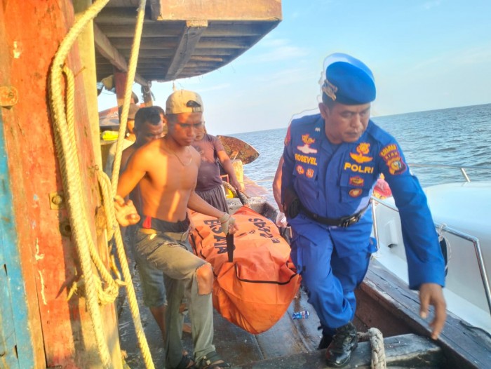 Mayat Mr X Ditemukan Mengapung di Perairan Panipahan, Diduga Telah Meninggal Empat Hari