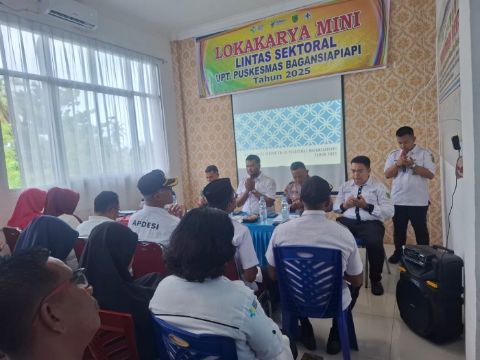 Puskesmas Bagansiapiapi Gelar Lokakarya Mini Lintas Sektoral 2025