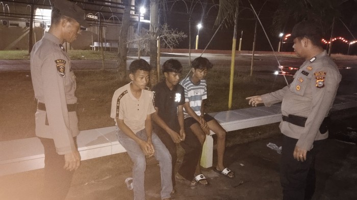 Polsek Sinaboi Gelar KRYD, Antisipasi C3 dan Penyalahgunaan Narkoba