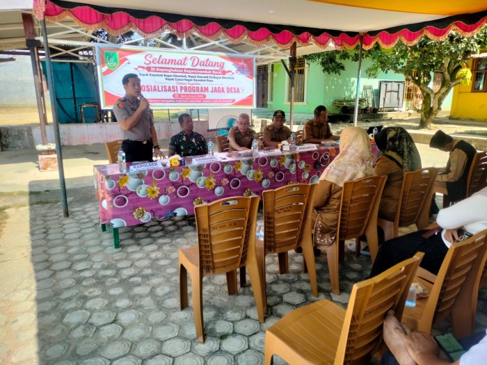 FGD Di Bagan Sinembah Barat, Kapolsek Ajak Orang Tua Tingkatkan Pengawasan Anak 